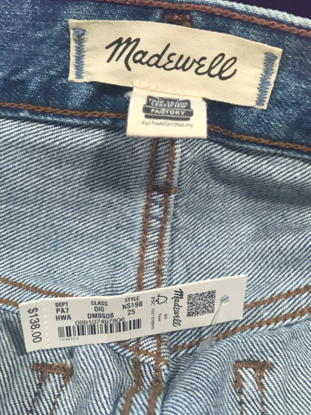 NWT Madewell low slung baggy full length inseam jeans - Picture 12 of 16